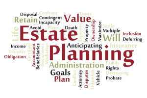 Estate planning word cloud